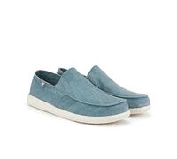 WALK IN PITAS | WP150 Slip on Washed | Mocassins pour Hommes | Chaussures Bateau | Slipon Loafers | Baskets d'été | Sneakers | Pantoufles d’été | Chaussures de PITAS | Aqua 45