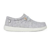 WALK IN PITAS | WP150 WALLABI Linen | Mocassins pour Hommes | Chaussures Bateau | Slipon Loafers | Baskets d'été | Sneakers | Pantoufles d’été | Chaussures de PITAS | Gris 42