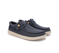 WALK IN PITAS | WP150 WALLABI Washed | Mocassins pour Hommes | Chaussures Bateau | Slipon Loafers | Baskets d'été | Sneakers | Pantoufles d’été | Chaussures de PITAS | Marine 43