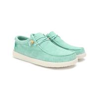 WALK IN PITAS | WP150 WALLABI Washed | Mocassins pour Hommes | Chaussures Bateau | Slipon Loafers | Baskets d'été | Sneakers | Pantoufles d’été | Chaussures de PITAS | Vert Clair 40