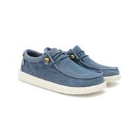 WALK IN PITAS Chaussures WP150 Washed Mocassins pour hommes Bleu 41