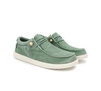 WALK IN PITAS | WP150 WALLABI Washed | Mocassins pour Hommes | Chaussures Bateau | Slipon Loafers | Baskets d'été | Sneakers | Pantoufles d’été | Chaussures de PITAS | Verde Menthe 42