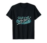 Walk It Off City Style Footprint Urban Design T-Shirt