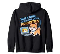 Walk Now Video Call Later Priorities Sweat à Capuche