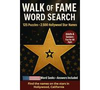 Walk of Fame Word Search: all Hollywood Star Names