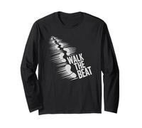 Walk The Beat Musique et Danse Graphique Hip Hop Rap Manche Longue