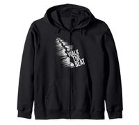 Walk The Beat Musique et Danse Graphique Hip Hop Rap Sweat à Capuche