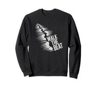 Walk The Beat Musique et Danse Graphique Hip Hop Rap Sweatshirt