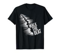 Walk The Beat Musique et Danse Graphique Hip Hop Rap T-Shirt