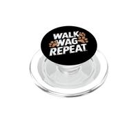 Walk Wag Repeat - Promeneur Amusant pour Chien PopSockets PopGrip pour MagSafe