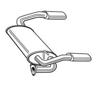 WALKER 22676 Silencieux arrière