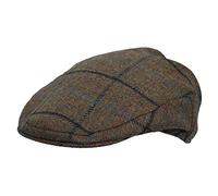 Walker and Hawkes - Abraham Moon Tweed Alfred Flat Cap - Castleton Green - X-Large (60cm)