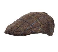 Walker and Hawkes - Abraham Moon Tweed Alfred Flat Cap - Oak Brown - Large (59cm)