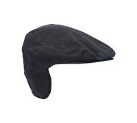 Walker and Hawkes - Casquette Plate de Trappeur - Unisexe - 100% Coton ciré - Cache-Oreilles rabattables - Bleu Marine - M