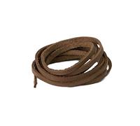Walker and Hawkes - Cordelette d'excellente qualité - en Cuir de Vachette - 1,9 mm d'épaisseur - Marron - l 5 mm x L 2 m