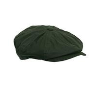Walker and Hawkes - Danesford - Casquette Unisexe Boulanger garçon cirée en 8 Parties - Style Country - Olive -