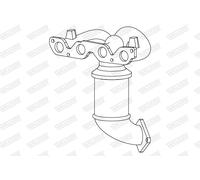 WALKER Catalyseur Compatible Pour KIA Rio III UB 1.25 CVVT 1.2