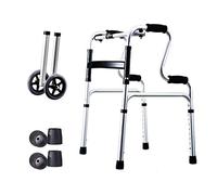 Walker, déambulateur vertical pour personnes âgées (double mode), déambulateur pliant pour mobilité adulte, accoudoir de toilette léger en alliage d'aluminium