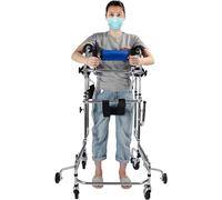 Walker Droit pour Les Personnes âgées avec siège, hémiplégie réhabilitation Debout Cadre Debout Adulte Walker Walker Aide, Marcheur médical pour Les handicapés de of