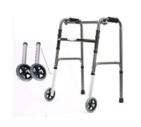 Walker for Seniors Rollator Geriatric Elderly Walker Foldable with 2 Wheels, Rolling Rollators Adjustable Height Mobility Aid Walking e Crutch Everything is,