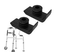 Walker Glide Skis Glides - Pieds de rechange universels en caoutchouc pour déambulateur pliant, 3,8 cm, 2 pièces