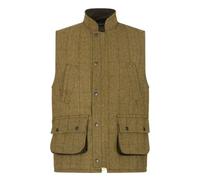 Walker & Hawkes - Barrington - Veste sans Manches Derby - pour Homme - Tweed - Chasse/Campagne - Sauge Clair - XS
