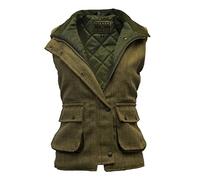 Walker & Hawkes - Bayston - Veste sans Manches Derby - pour Femme - Tweed - Chasse/Campagne