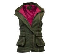 Walker & Hawkes - Bayston - Veste sans Manches Derby - pour Femme - Tweed - Chasse/Campagne