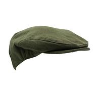 Walker & Hawkes - Casquette Plate imperméable - Unisexe - Moleskine - pour la Campagne - Olive - M (58cm)