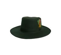 Walker & Hawkes - Chapeau ciré à Bord Large Outback Aussie - Unisexe - Olive - L (59cm)