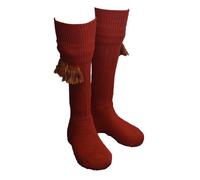 Walker & Hawkes - Chaussettes et garters assortis Scarba - homme - pour la chasse/campagne - Brique ancienne - M