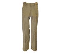 Walker & Hawkes - Pantalon Classique pour Homme - Moleskine 100% Coton - Beige - W34 Jambe Normale