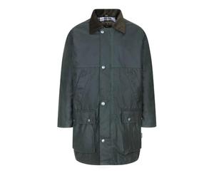 Walker & Hawkes - Veste cirée pour Enfant - rembourrée - Chasse/Campagne - Vert Olive - 7-8 Ans