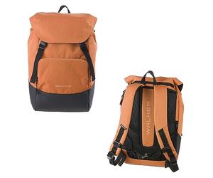 Walker Lifestyle 42129-026 Sol Coconut Sac à dos avec compartiment principal, compartiment pour ordinateur portable, rembourrage dorsal ergonomique, fermeture à clip, 25 l, marron, ca. 33 x 48 x 15