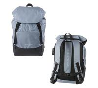 Walker Lifestyle Sol Grey 42129-026 Sac à dos avec compartiment principal, compartiment pour ordinateur portable, rembourrage dorsal ergonomique, fermeture enfichable, capacité env. 25 l, gris, ca. 33