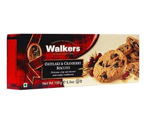 Walker oatflakes et Cranberry Biscuits, 1er Pack (1 x 150 g)