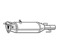 WALKER Russie Particules Échappement pour Fiat Ducato Bus 250 150 Multijet