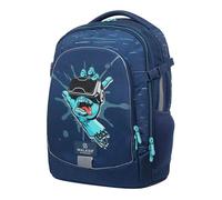 Walker Sac d'école bleu foncé turquoise pour fille et garçon - Fame 2.0 Backpack Graffiti Hand 329090
