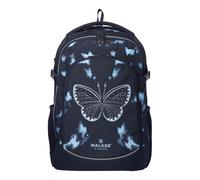 Walker sac d'école sac à dos pour ordinateur portable Fame 2.0 Backpack 28L Shadow Dancer bleu marine