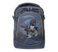 Walker Sac d'école gris multicolore pour fille et garçon - Fame 2.0 LED Backpack Banana Slide 329034