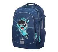 Walker Sac d'école bleu foncé turquoise pour fille et garçon - Fame 2.0 Backpack Graffiti Hand 329090