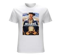 Walker Texas Ranger Men's T-Shirt Graphic Shirts Unisex White Tee S