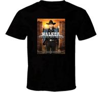 Walker Texas Ranger TV Show Logo Tee Tshirt Men's Black XXL