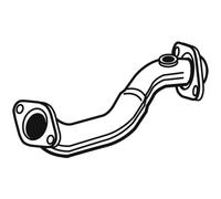 WALKER Tuyau D'Échappement Compatible Pour Suzuki Wagon R+ 1.3 03499