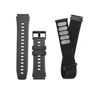 WalkerFit Bracelet de Montre 22mm, Bande de Remplacement en Silicone Nylon Bracelet, Bracelets Sport Réglables pour Montre Connectée Homme