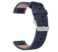 WalkerFit Bracelet de montre en cuir 22 mm 20 mm - Bracelet de rechange en cuir - Fermeture rapide - Élégant bracelet de rechange, 22mm