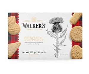 Walkers Assorted Shortbread Assortiment, spécialité écossaise, 160g