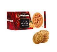 Walkers | Biscuits au Gingembre et au Beurre - 1 Boîte | Pâte brisée au beurre et au gingembre | Biscuits anglais traditionnels