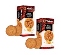 Walkers | Biscuits au Gingembre et au Beurre - 2 Boîte | Pâte brisée au beurre et au gingembre | Biscuits anglais traditionnels