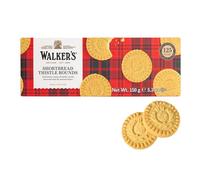 Walkers | Biscuits sablés écossais ronds au beurre et au sel | Biscuits Anglais Saveur Beurre Salé - 1 Boîte